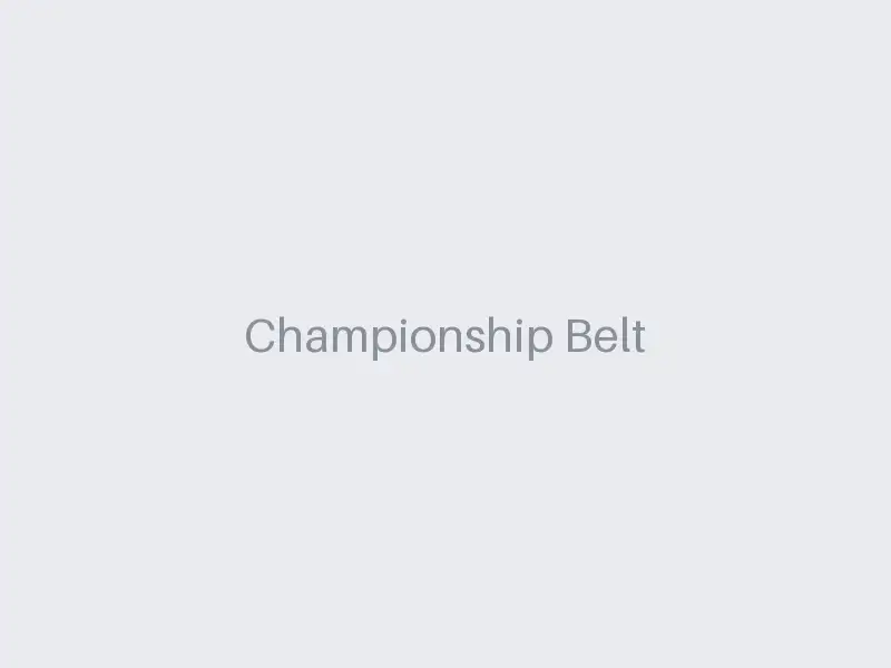 Championship Belt - Infinitum Boxing