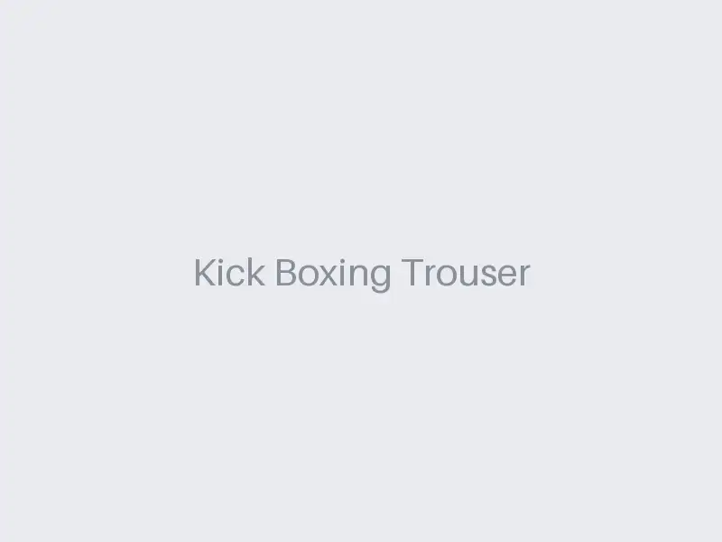 Kick Boxing Trouser - Infinitum Boxing