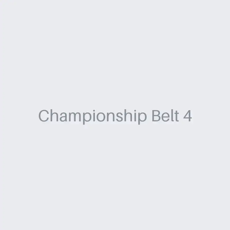Championship Belt 4 - Infinitum Boxing