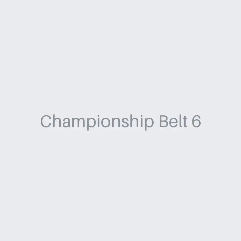 Championship Belt 6 - Infinitum Boxing